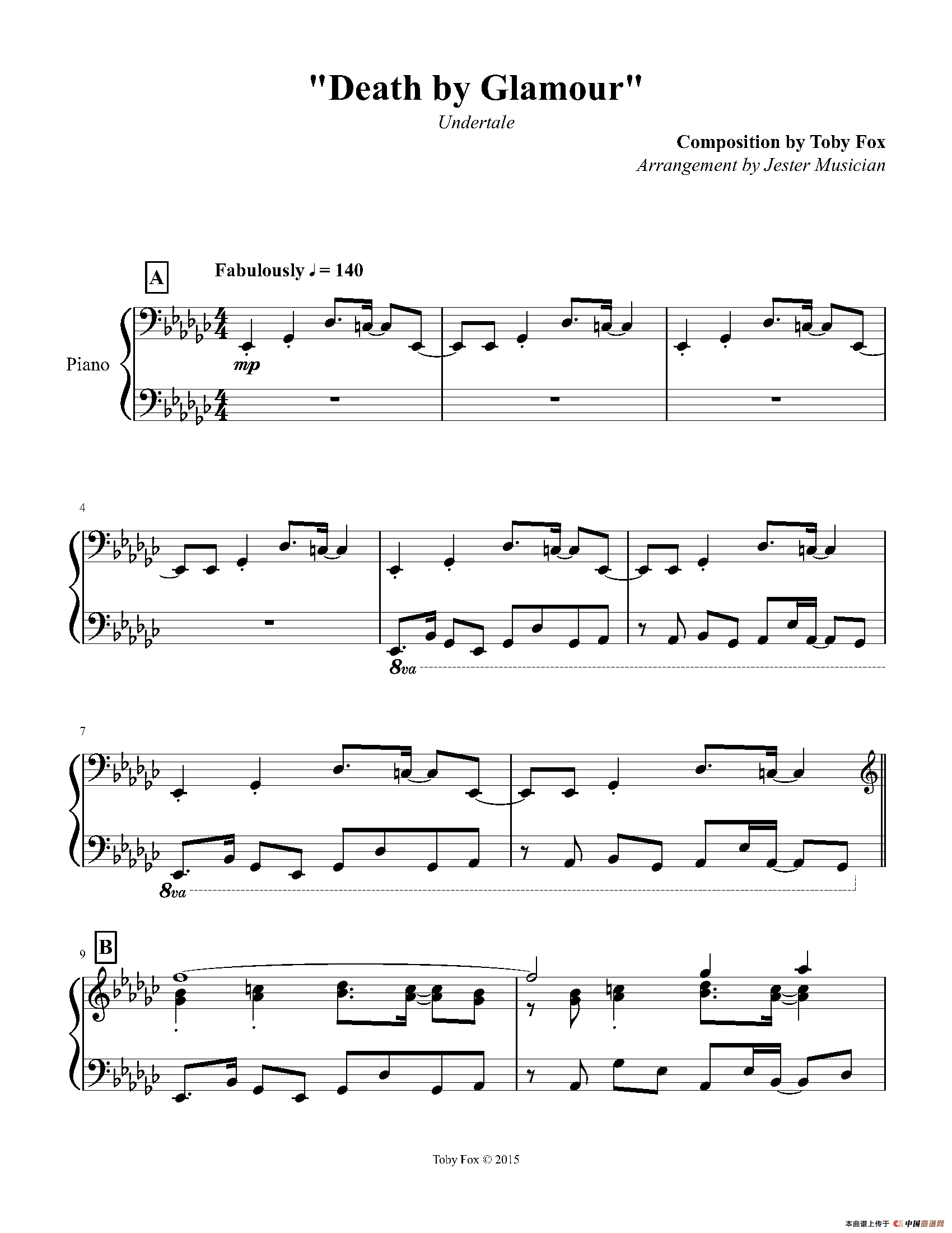 Death By Glamour（Duet）