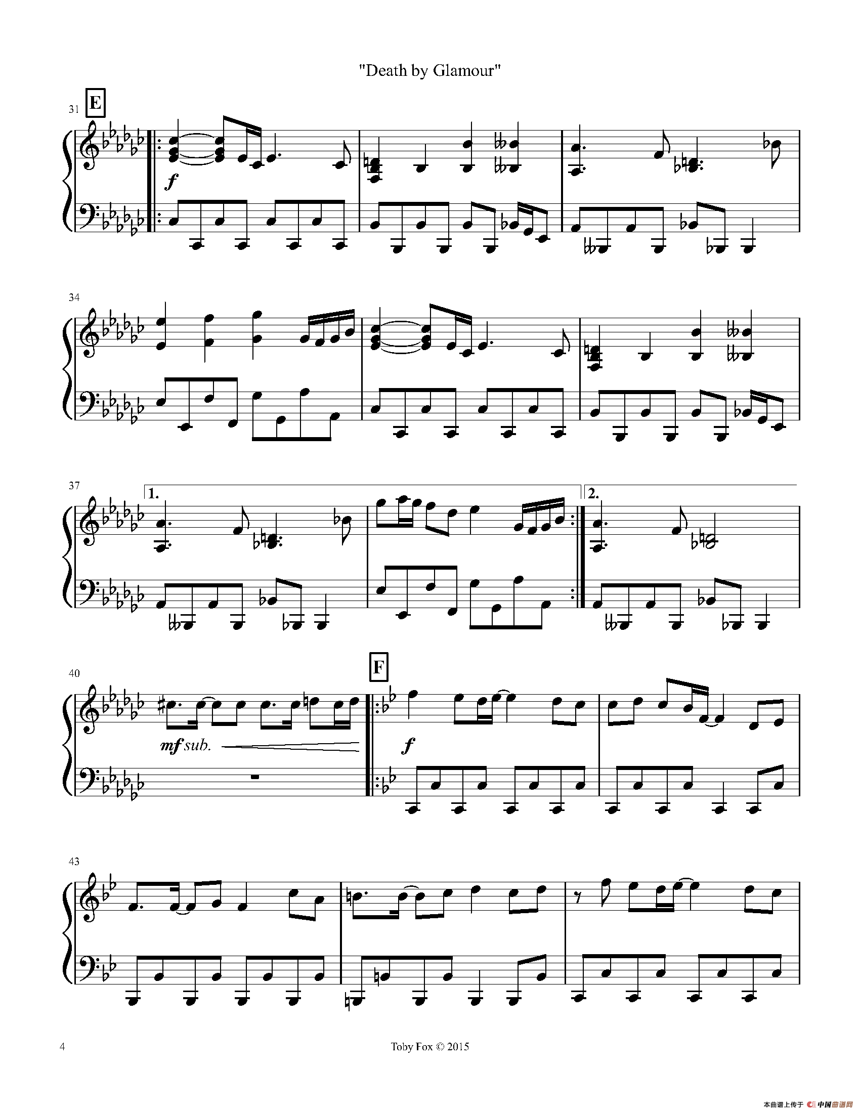 Death By Glamour（Duet）