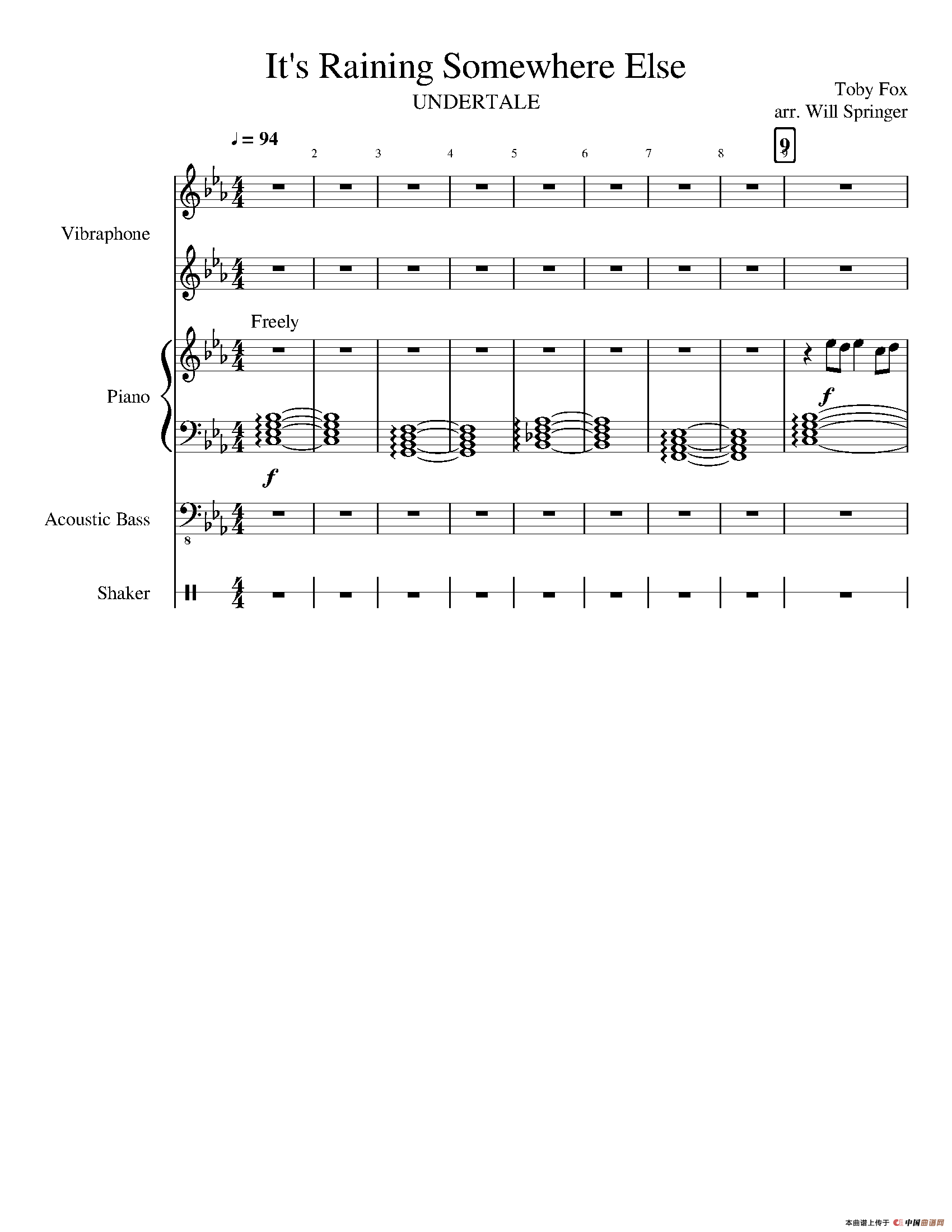 Its Raining somewhere else