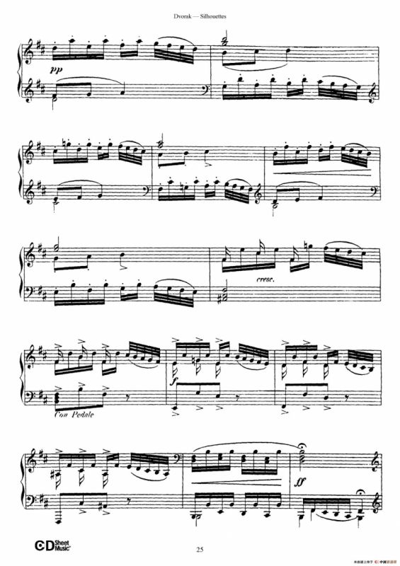 12 Silhouettes Op.8（12首剪影·8）