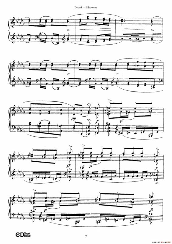 12 Silhouettes Op.8（12首剪影·3）