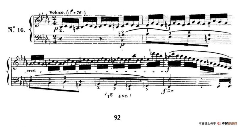 24 Exercices et Preludes Op.21（24首前奏练习曲·16）
