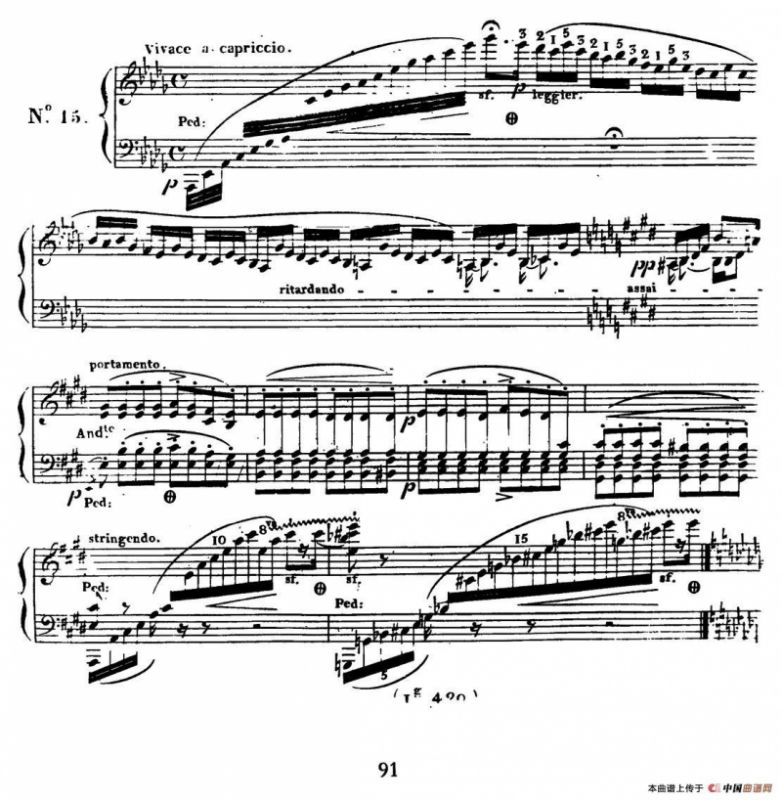 24 Exercices et Preludes Op.21（24首前奏练习曲·15）