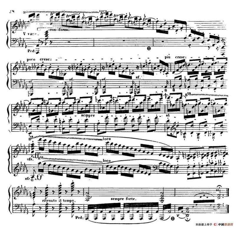 24 Exercices et Preludes Op.21（24首前奏练习曲·15）