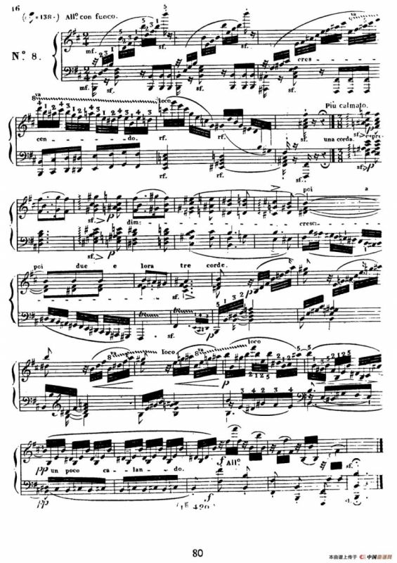 24 Exercices et Preludes Op.21（24首前奏练习曲·8）