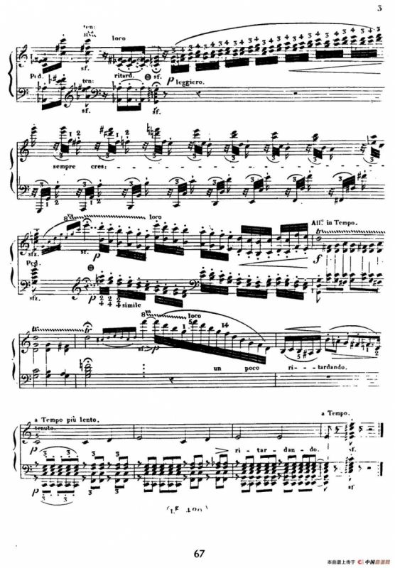 24 Exercices et Preludes Op.21（24首前奏练习曲·1）