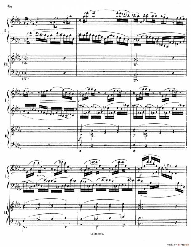 Piano Concerto No.2 in F Major Op.35（F大调第二钢琴协奏曲·Ⅱ·双钢琴）