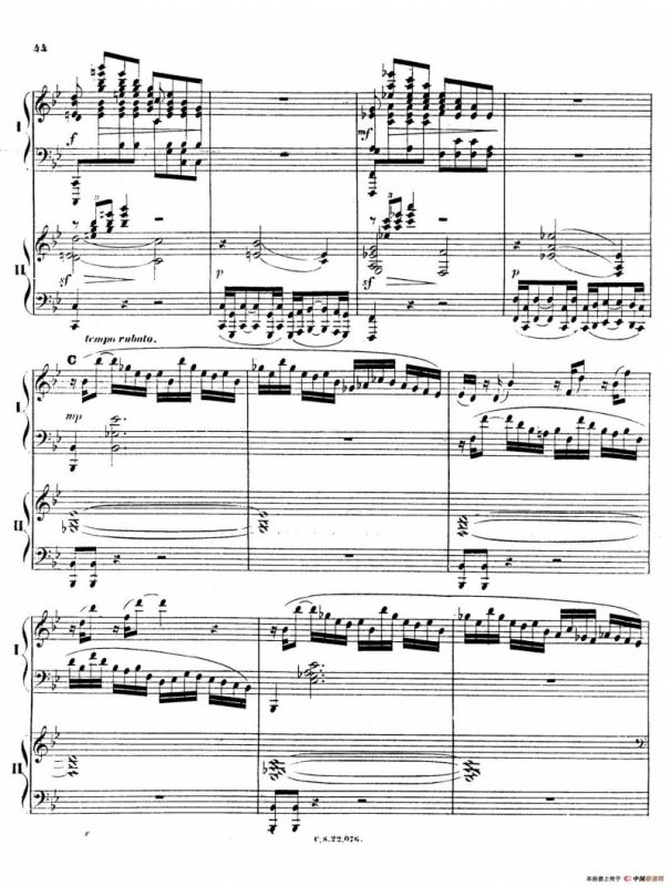 Piano Concerto No.2 in F Major Op.35（F大调第二钢琴协奏曲·Ⅱ·双钢琴）