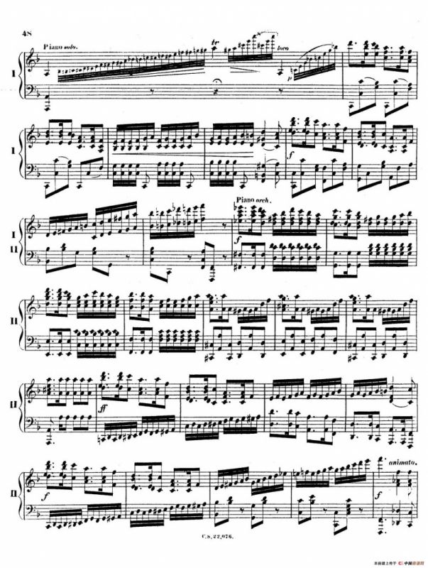 Piano Concerto No.2 in F Major Op.35（F大调第二钢琴协奏曲·Ⅱ·双钢琴）