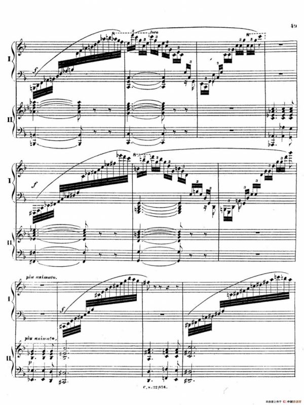 Piano Concerto No.2 in F Major Op.35（F大调第二钢琴协奏曲·Ⅱ·双钢琴）