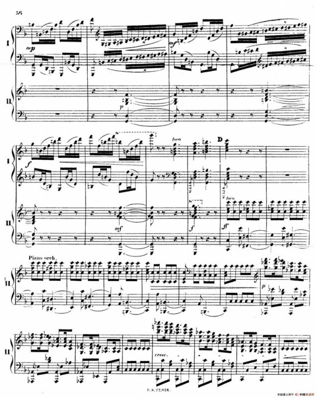 Piano Concerto No.2 in F Major Op.35（F大调第二钢琴协奏曲·Ⅱ·双钢琴）