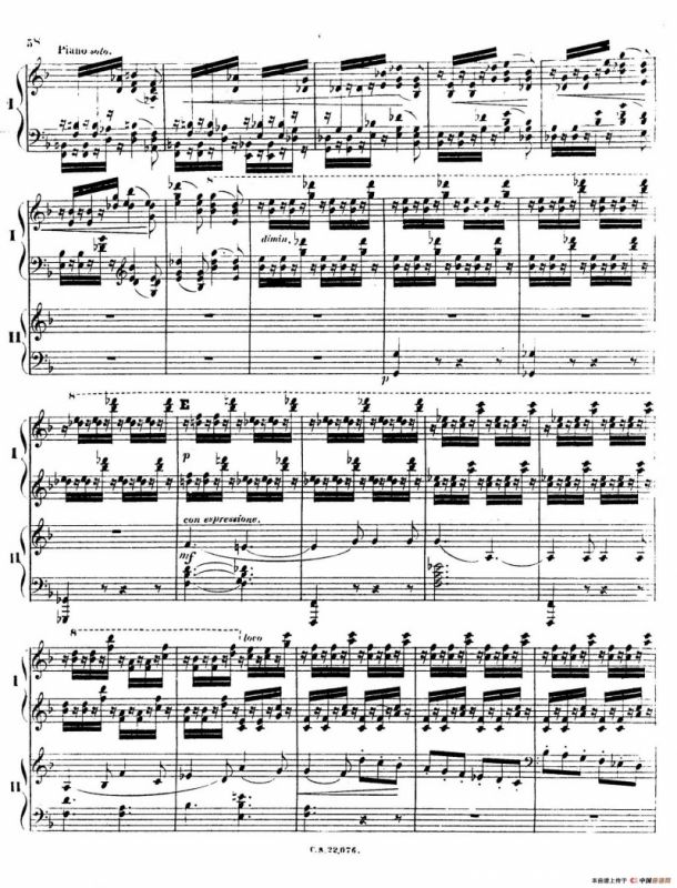 Piano Concerto No.2 in F Major Op.35（F大调第二钢琴协奏曲·Ⅱ·双钢琴）