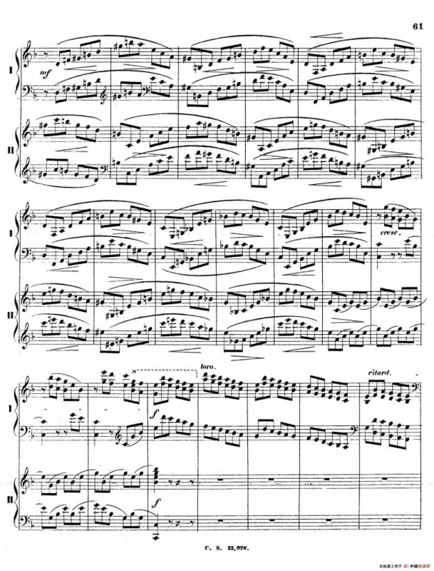 Piano Concerto No.2 in F Major Op.35（F大调第二钢琴协奏曲·Ⅱ·双钢琴）