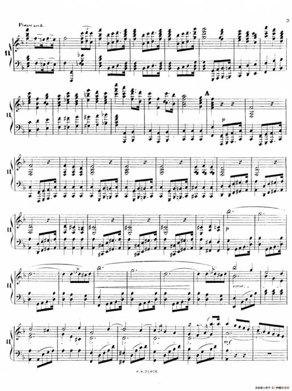 Piano Concerto No.2 in F Major Op.35（F大调第二钢琴协奏曲·Ⅰ·双钢琴）