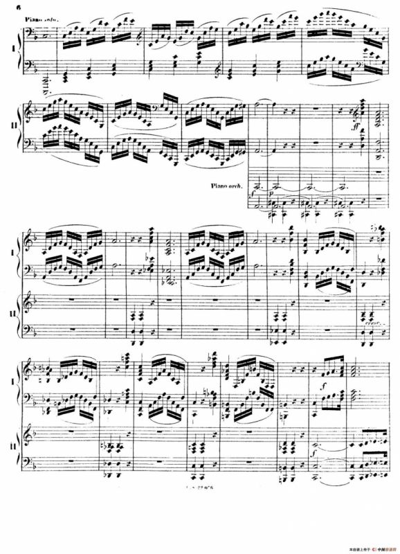Piano Concerto No.2 in F Major Op.35（F大调第二钢琴协奏曲·Ⅰ·双钢琴）