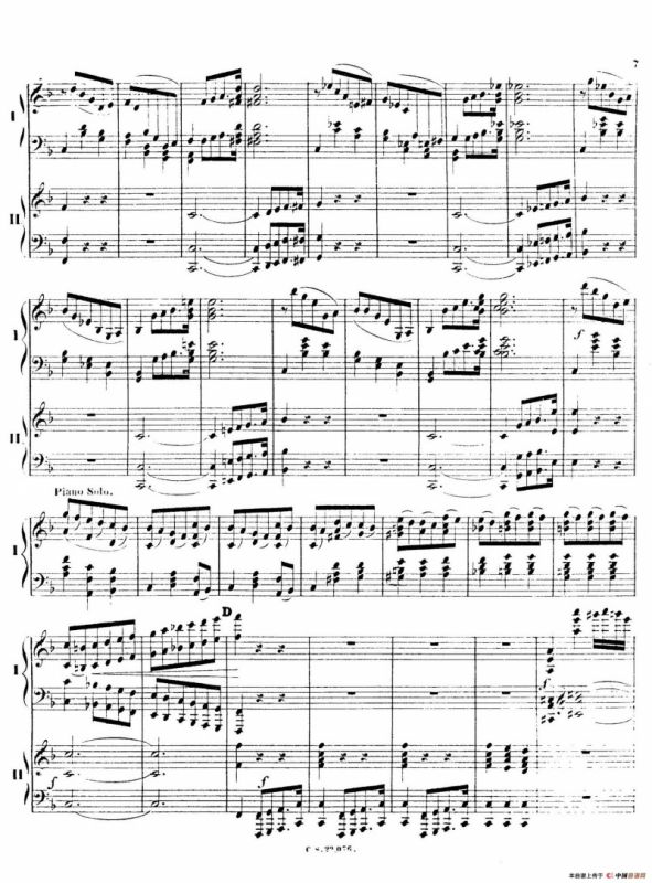 Piano Concerto No.2 in F Major Op.35（F大调第二钢琴协奏曲·Ⅰ·双钢琴）