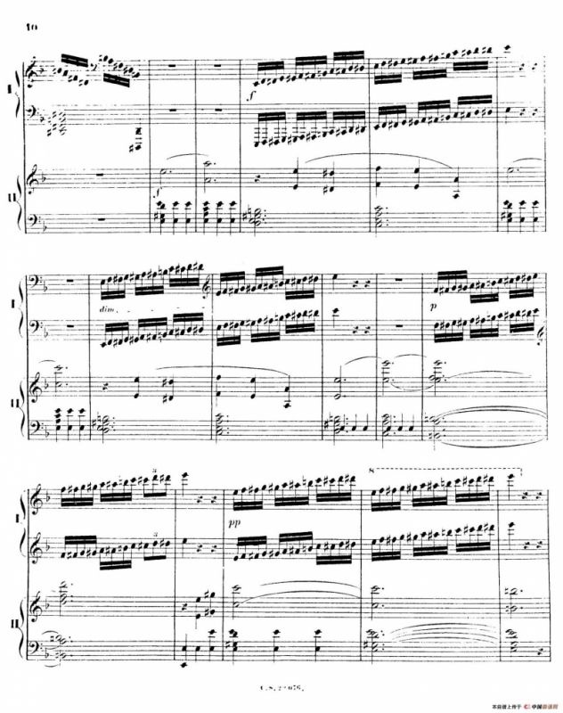 Piano Concerto No.2 in F Major Op.35（F大调第二钢琴协奏曲·Ⅰ·双钢琴）
