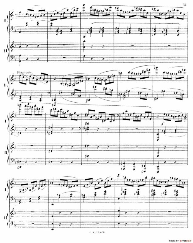 Piano Concerto No.2 in F Major Op.35（F大调第二钢琴协奏曲·Ⅰ·双钢琴）