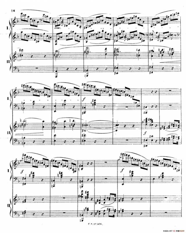 Piano Concerto No.2 in F Major Op.35（F大调第二钢琴协奏曲·Ⅰ·双钢琴）