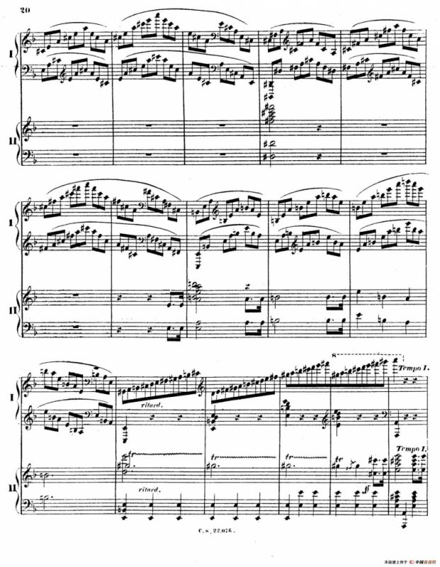 Piano Concerto No.2 in F Major Op.35（F大调第二钢琴协奏曲·Ⅰ·双钢琴）