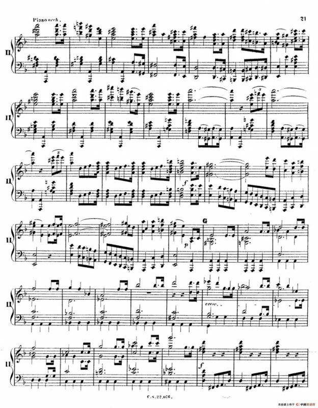 Piano Concerto No.2 in F Major Op.35（F大调第二钢琴协奏曲·Ⅰ·双钢琴）