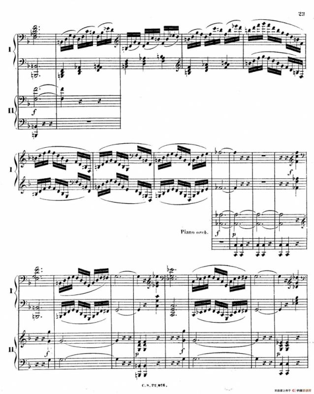 Piano Concerto No.2 in F Major Op.35（F大调第二钢琴协奏曲·Ⅰ·双钢琴）