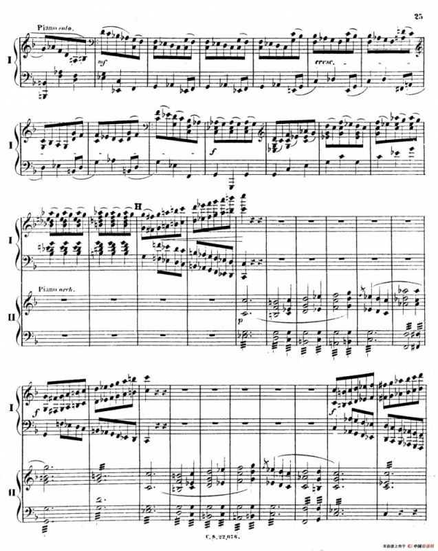 Piano Concerto No.2 in F Major Op.35（F大调第二钢琴协奏曲·Ⅰ·双钢琴）