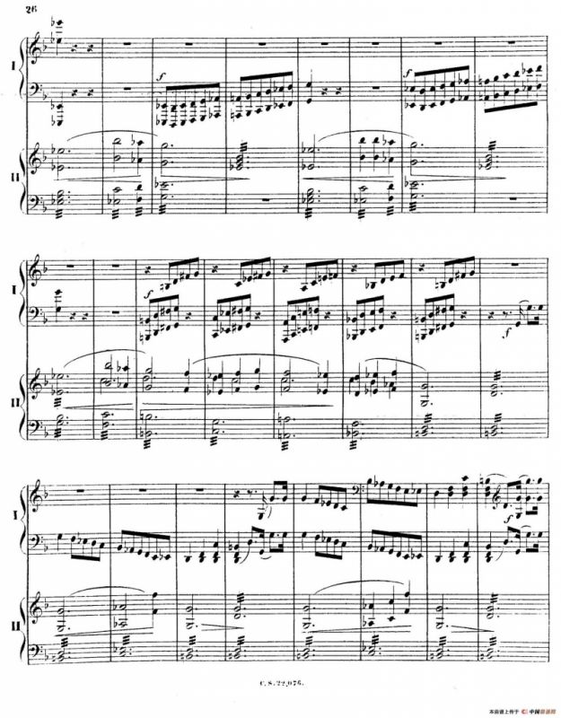 Piano Concerto No.2 in F Major Op.35（F大调第二钢琴协奏曲·Ⅰ·双钢琴）