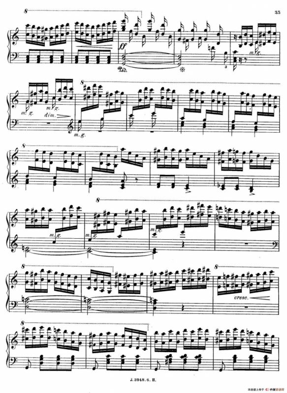 6 Etudes de Concert（6首音乐会练习曲·6）