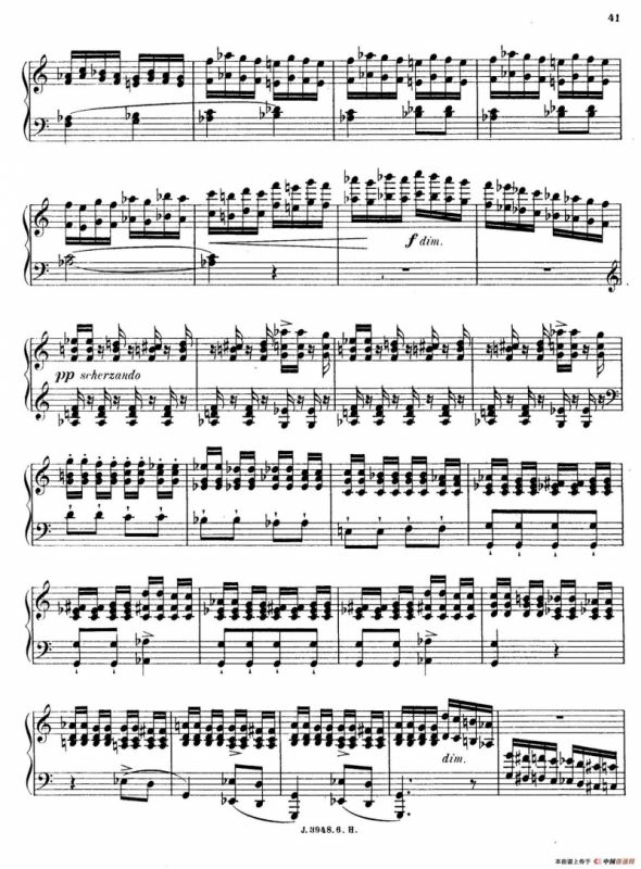 6 Etudes de Concert（6首音乐会练习曲·6）