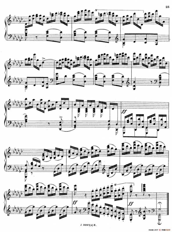 6 Etudes de Concert（6首音乐会练习曲·4）