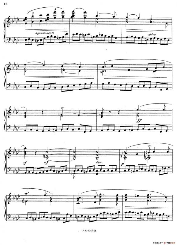 6 Etudes de Concert（6首音乐会练习曲·3）