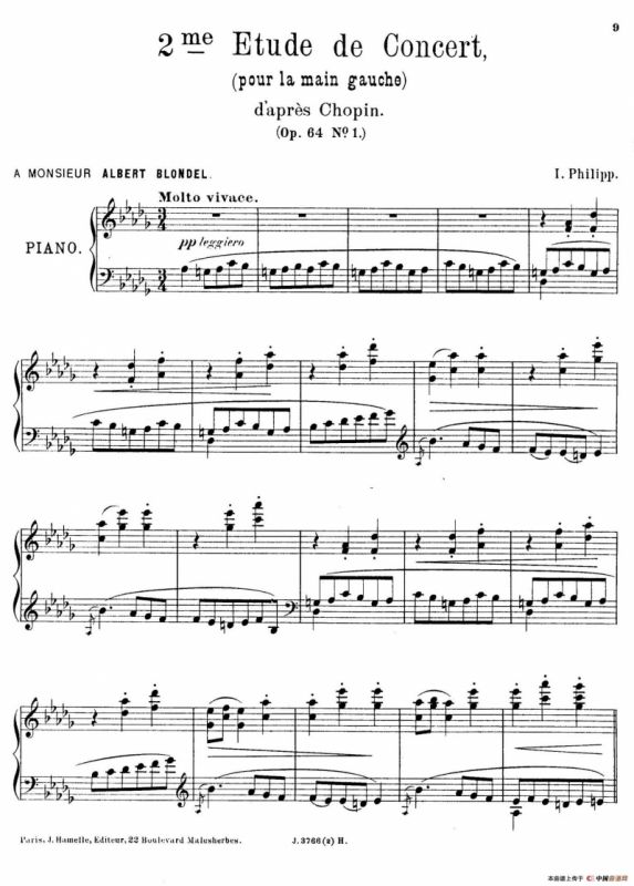 6 Etudes de Concert（6首音乐会练习曲·2）