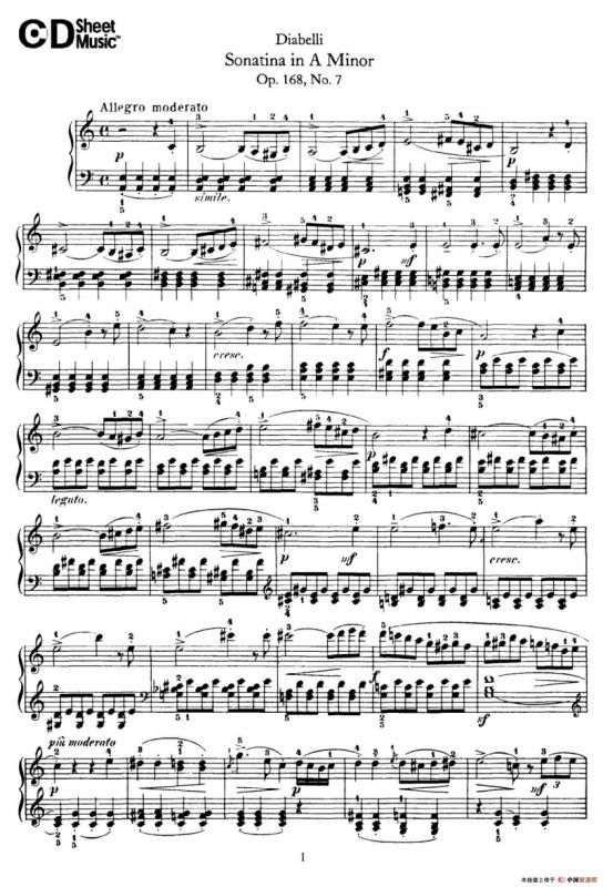 7 Piano Sonatinas Op.168（7首钢琴小奏鸣曲 No.7）