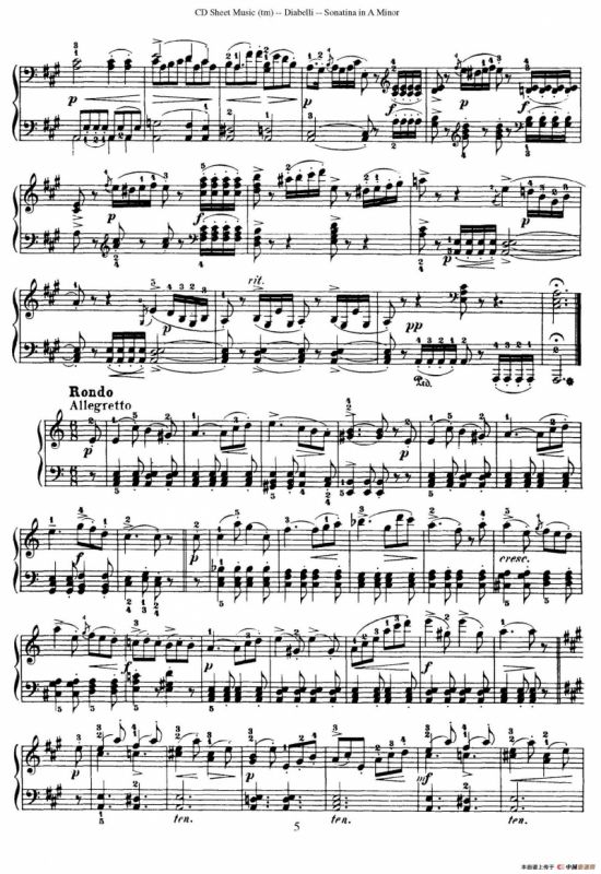 7 Piano Sonatinas Op.168（7首钢琴小奏鸣曲 No.7）