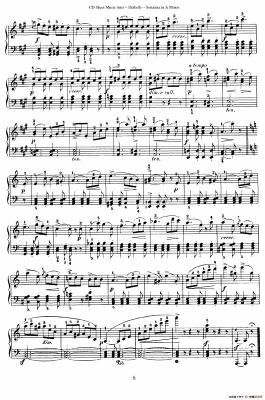 7 Piano Sonatinas Op.168（7首钢琴小奏鸣曲 No.7）