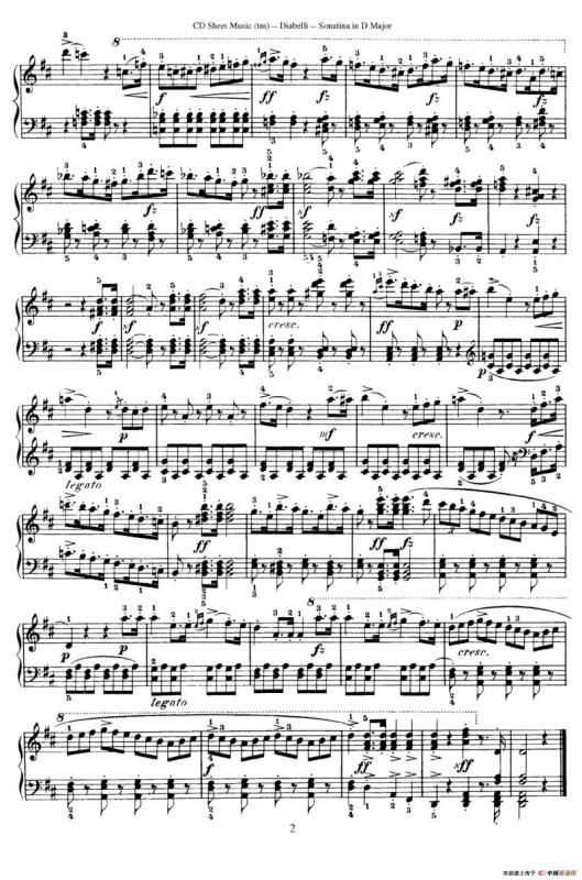 7 Piano Sonatinas Op.168（7首钢琴小奏鸣曲 No.5）