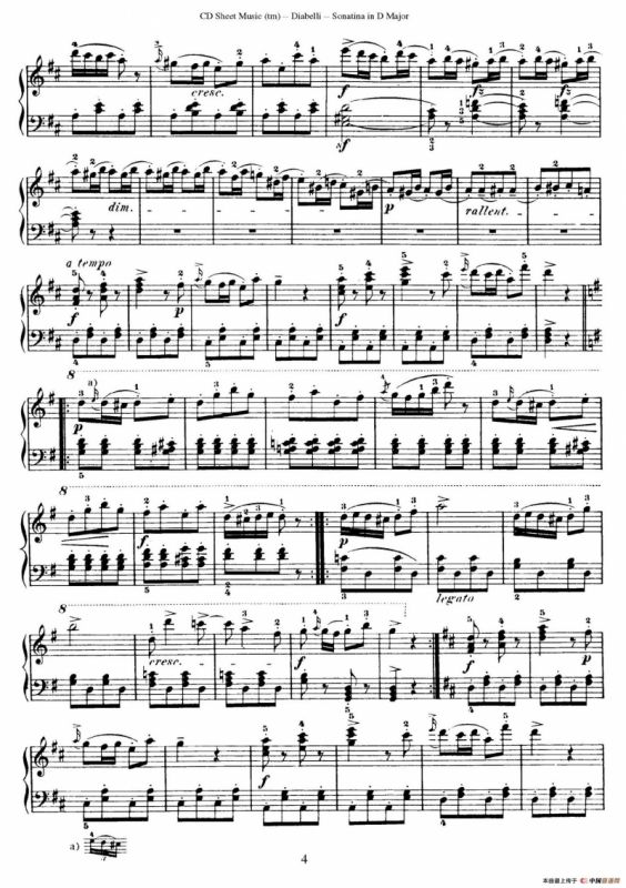 7 Piano Sonatinas Op.168（7首钢琴小奏鸣曲 No.5）