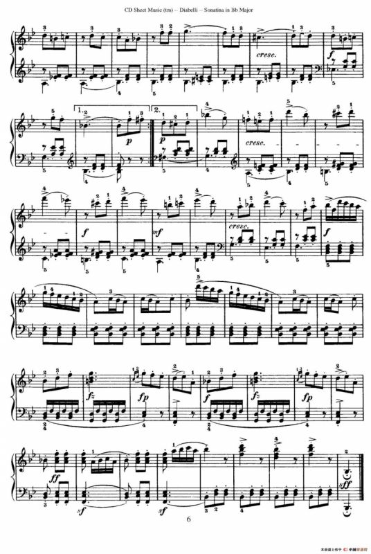 7 Piano Sonatinas Op.168（7首钢琴小奏鸣曲 No.4）