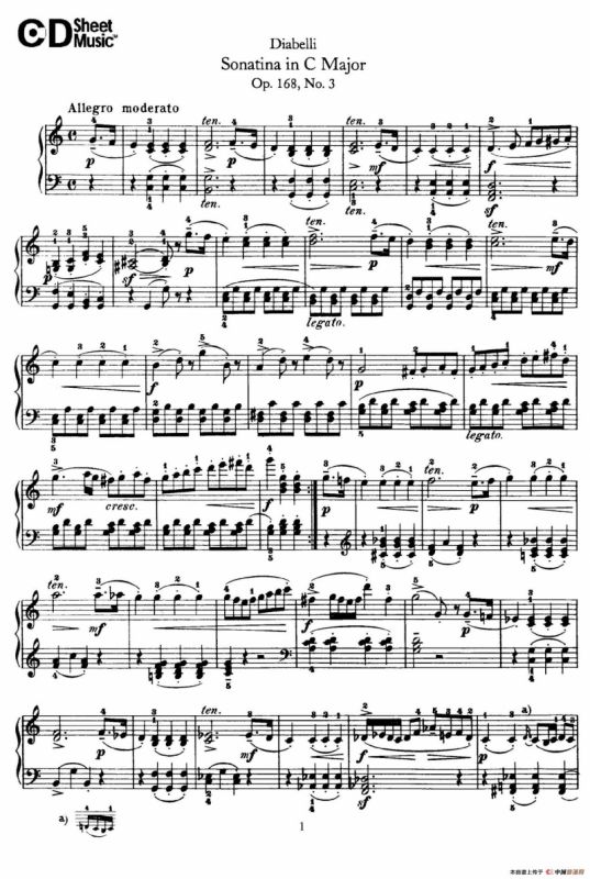 7 Piano Sonatinas Op.168（7首钢琴小奏鸣曲 No.3）