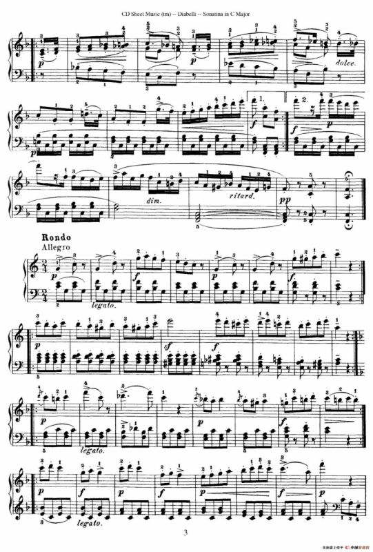 7 Piano Sonatinas Op.168（7首钢琴小奏鸣曲 No.3）