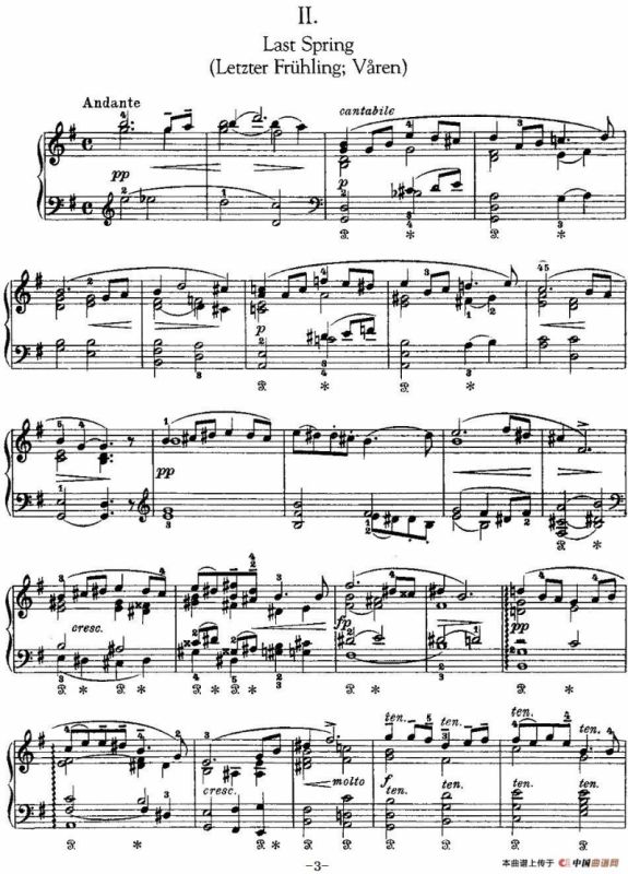 Elegiac Melodies Op.34