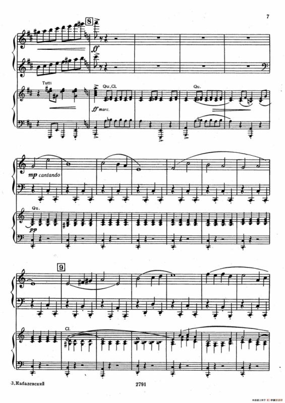 Piano Concerto No.3 in D major, Youth Op.50 - 2 pianos（D大调第三钢琴协奏曲“为青少年而作”Op.50·双钢琴）