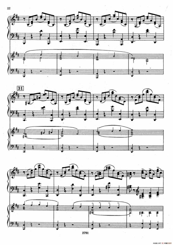 Piano Concerto No.3 in D major, Youth Op.50 - 2 pianos（D大调第三钢琴协奏曲“为青少年而作”Op.50·双钢琴）