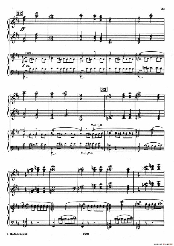 Piano Concerto No.3 in D major, Youth Op.50 - 2 pianos（D大调第三钢琴协奏曲“为青少年而作”Op.50·双钢琴）