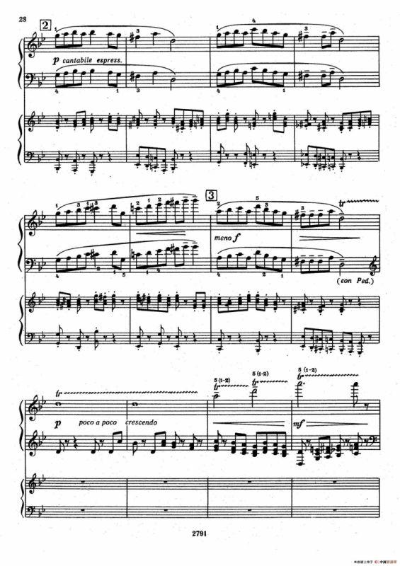 Piano Concerto No.3 in D major, Youth Op.50 - 2 pianos（D大调第三钢琴协奏曲“为青少年而作”Op.50·双钢琴）