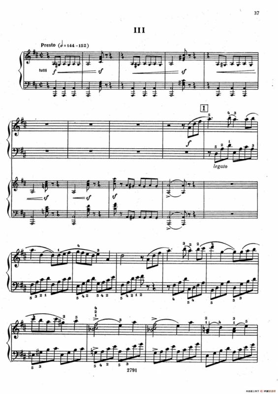 Piano Concerto No.3 in D major, Youth Op.50 - 2 pianos（D大调第三钢琴协奏曲“为青少年而作”Op.50·双钢琴）