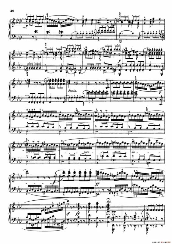 6 Preludes and Fugues Op.35（6首前奏曲与赋格·5）
