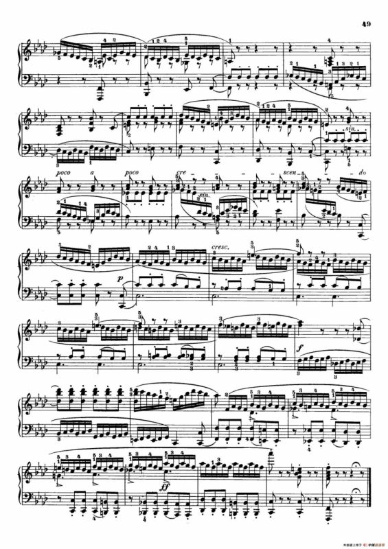 6 Preludes and Fugues Op.35（6首前奏曲与赋格·5）