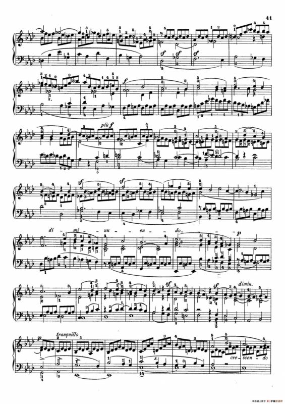 6 Preludes and Fugues Op.35（6首前奏曲与赋格·4）